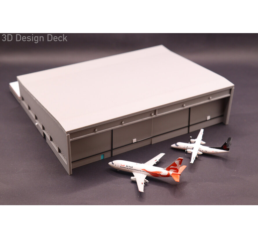 Regional Hangar 1:400 (full interior and moving doors) (3D printed  resin plastic) +New Arrival+