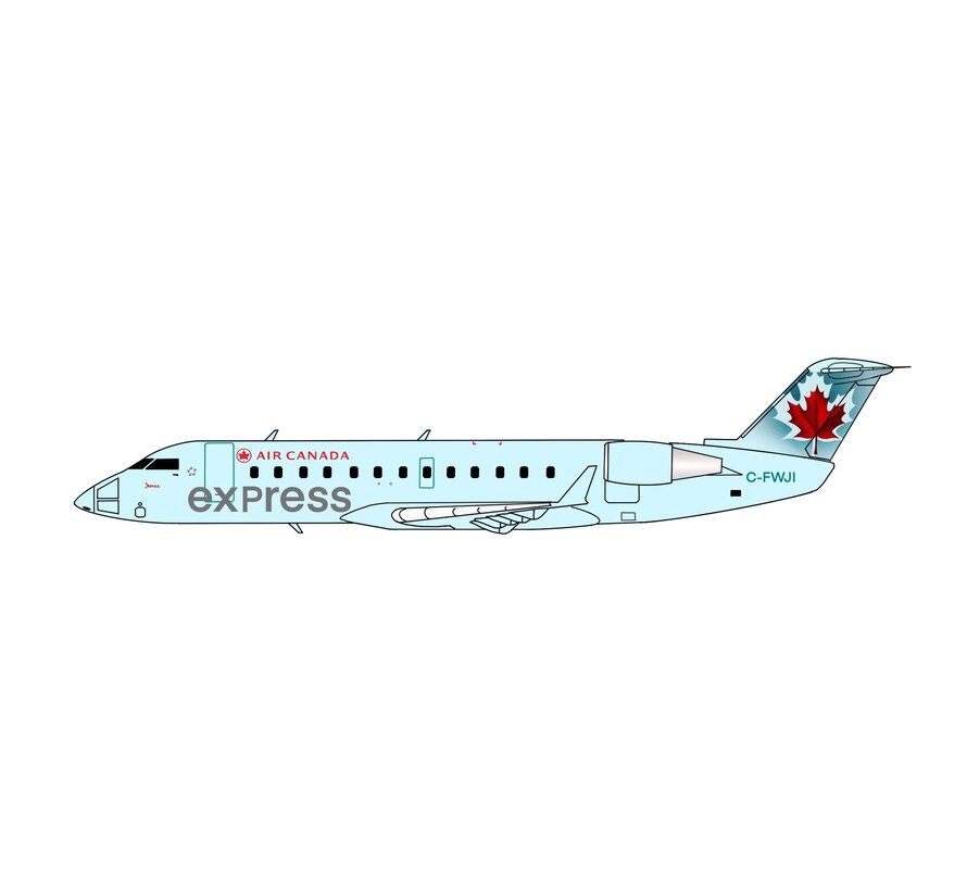 CRJ200 Air Canada Express ice blue livery C-FWJI 1:400 +New Arrival+