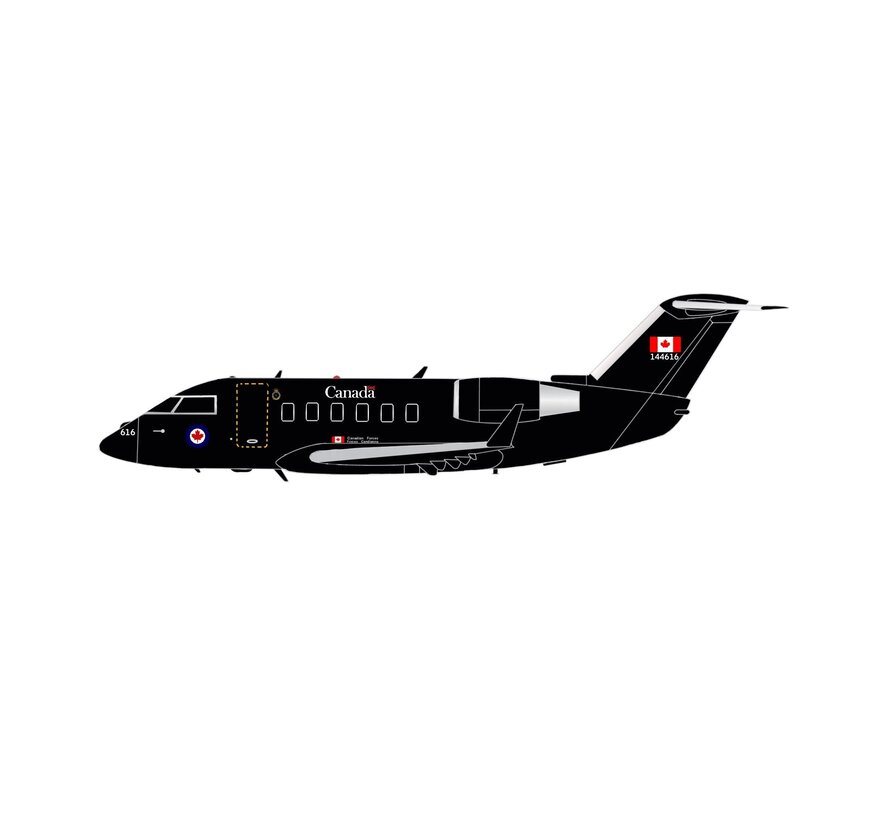 CC-144B Challenger RCAF Royal Canadian Air Force dark blue 144616 1:200 (3D Printed Resin) +New Arrival+