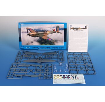 Frrom-Azur Fairey Battle Mk.I Poles in UK 1:72 New tool 2024