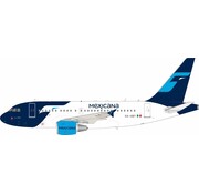 InFlight A318 Mexicana 2008 final livery MEXICANA A318 XA-UBY 1:200
