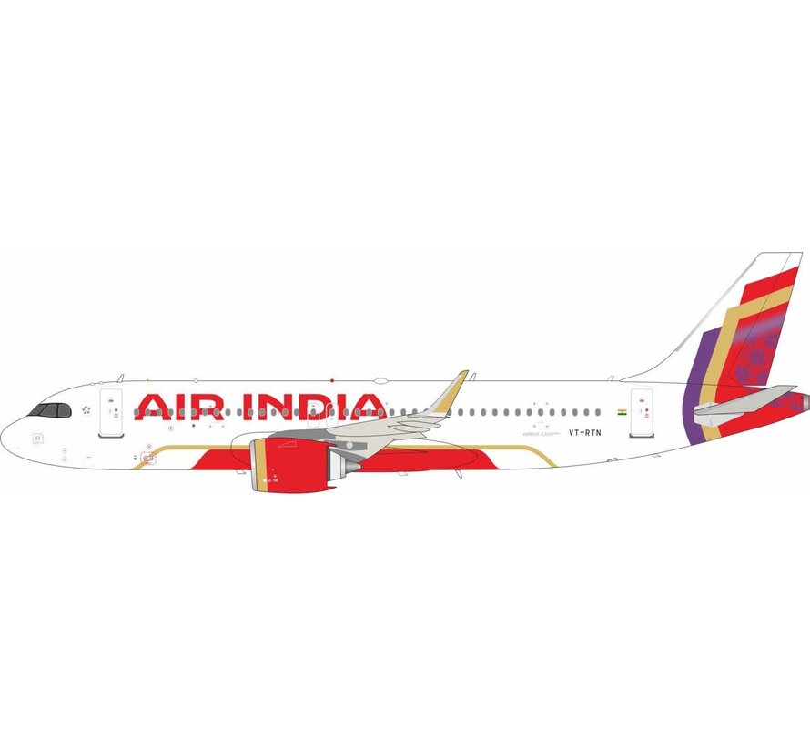 A320neo Air India 2023 new livery VT-RTN 1:200 +pre-order+