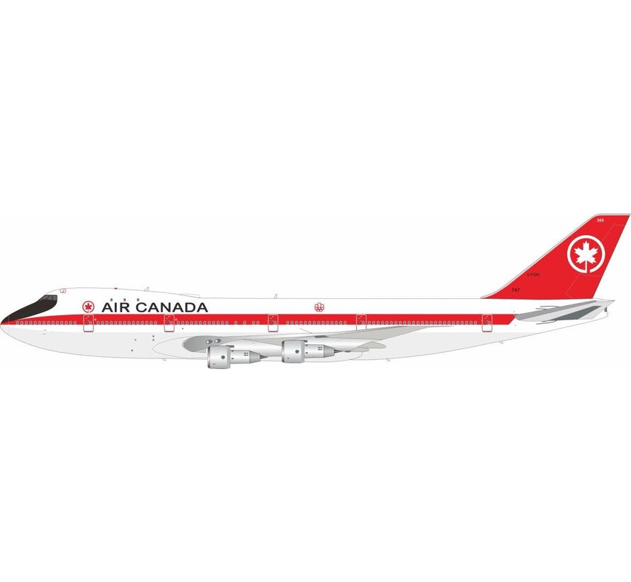 B747-100 Air Canada delivery livery black nose titles C-FTOE 1:200 +pre-order+
