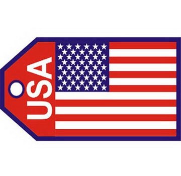 Luggage Tag Usa Flag