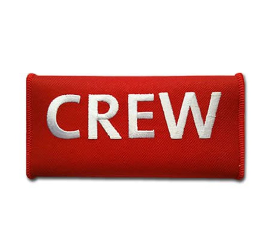 Handle Wrap White on Red