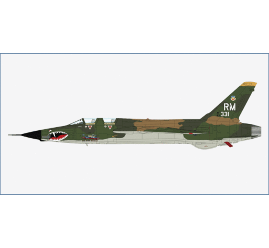 F105F Thunderchief 354 TFS 355 TFW Red River Showboat RM Takhki RTAFB 1:72 +New arrival+