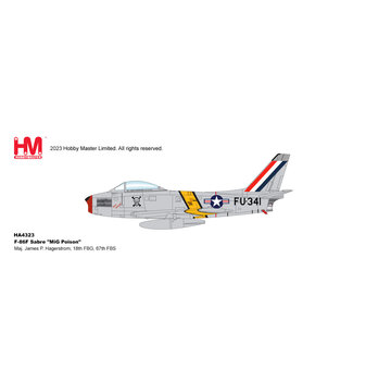 Hobby Master F86F Sabre MiG Poison 67th FBS 18th FBG Maj. James P. Hagerstrom USAF Korean War 1:72 +pre-order+
