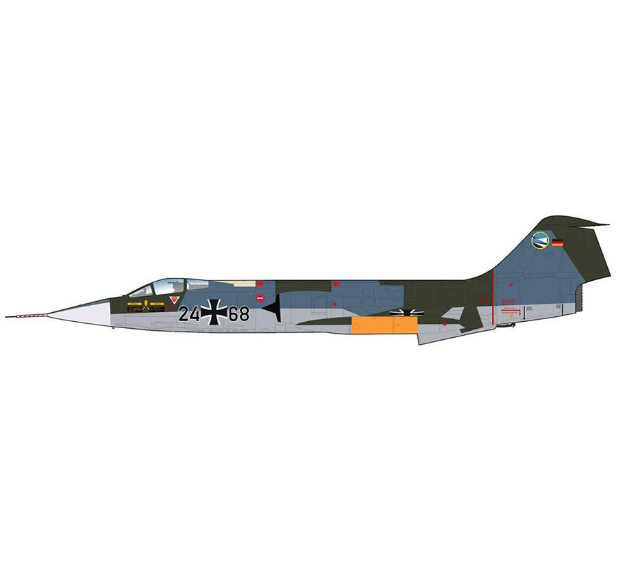 F104G Starfighter JG 74 Molders Luftwaffe 24+68 1970s 1:72 +New Arrival+