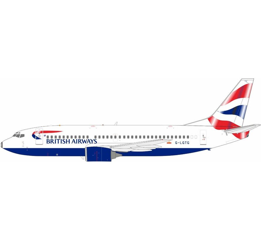 B737-300 British Airways Union Jack livery G-LGTG 1:200 *Pre-Order +NSI+