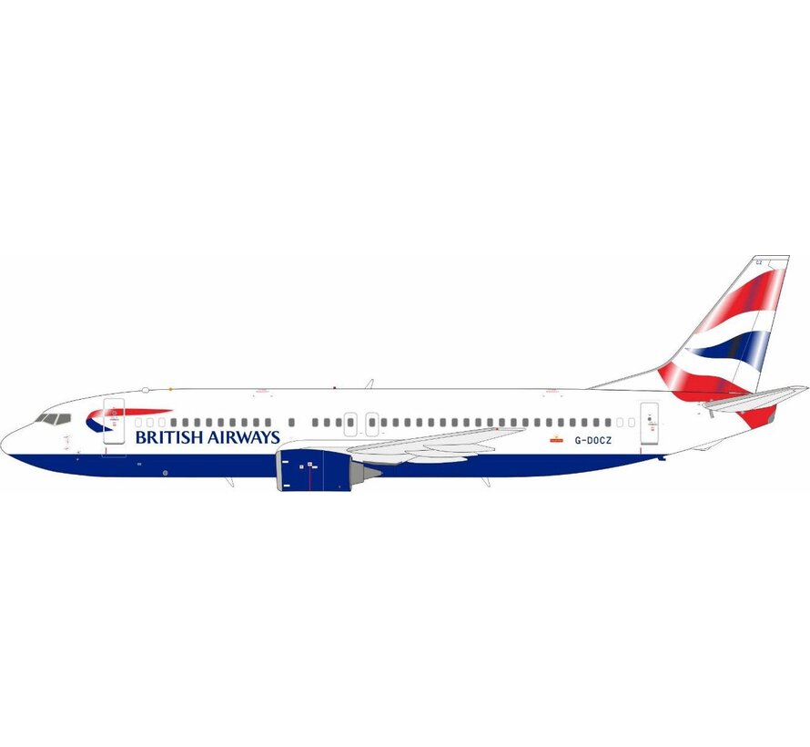 B737-400 British Airways Union Jack livery G-DOCZ 1:200 *Pre-Order +NSI+