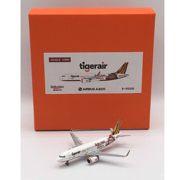 JC Wings A320S Tigerair Taiwan Rakuten Monkeys B-50006 1:200 +new Arrival+