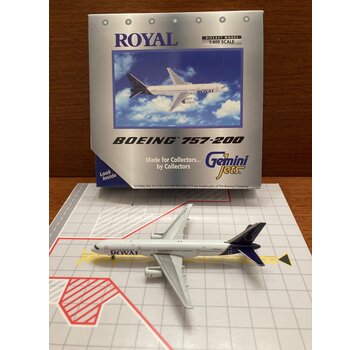 Gemini Jets B757-200 ROYAL AIRLINES  C-GRYK 1:400**Collection Sale