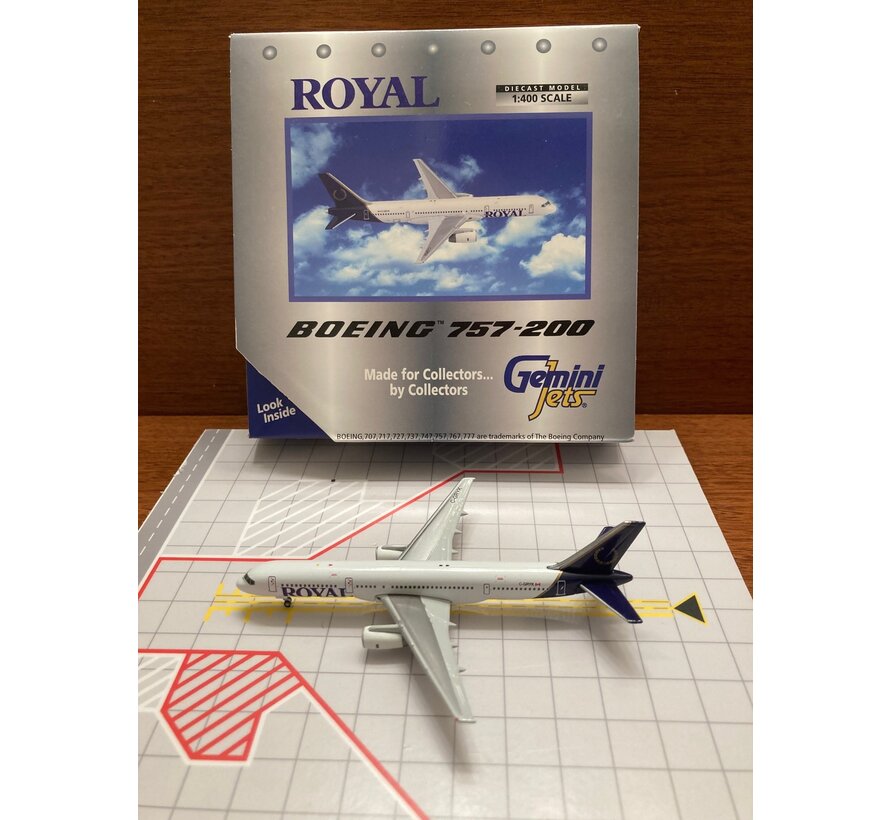 B757-200 ROYAL AIRLINES  C-GRYK 1:400**Collection Sale