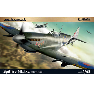 Eduard Spitfire Mk.IXc late version ProfiPACK 1:48 with aftermarket cowling & wheels