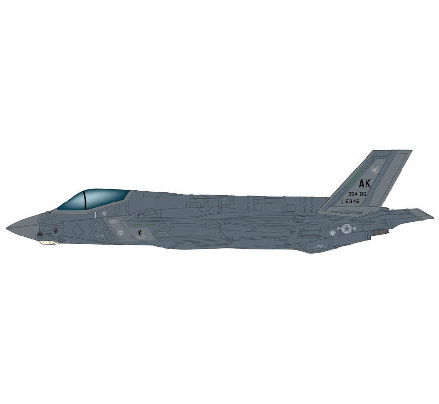 F35A Lightning II 354th OG 354 FW AK USAF 5345 Alaska 2020s 1:72 +pre-order+