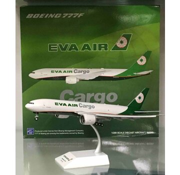 JC Wings B777-200F EVA Air Cargo 2015 c/s B-16781 1:200 flaps**Collection sale