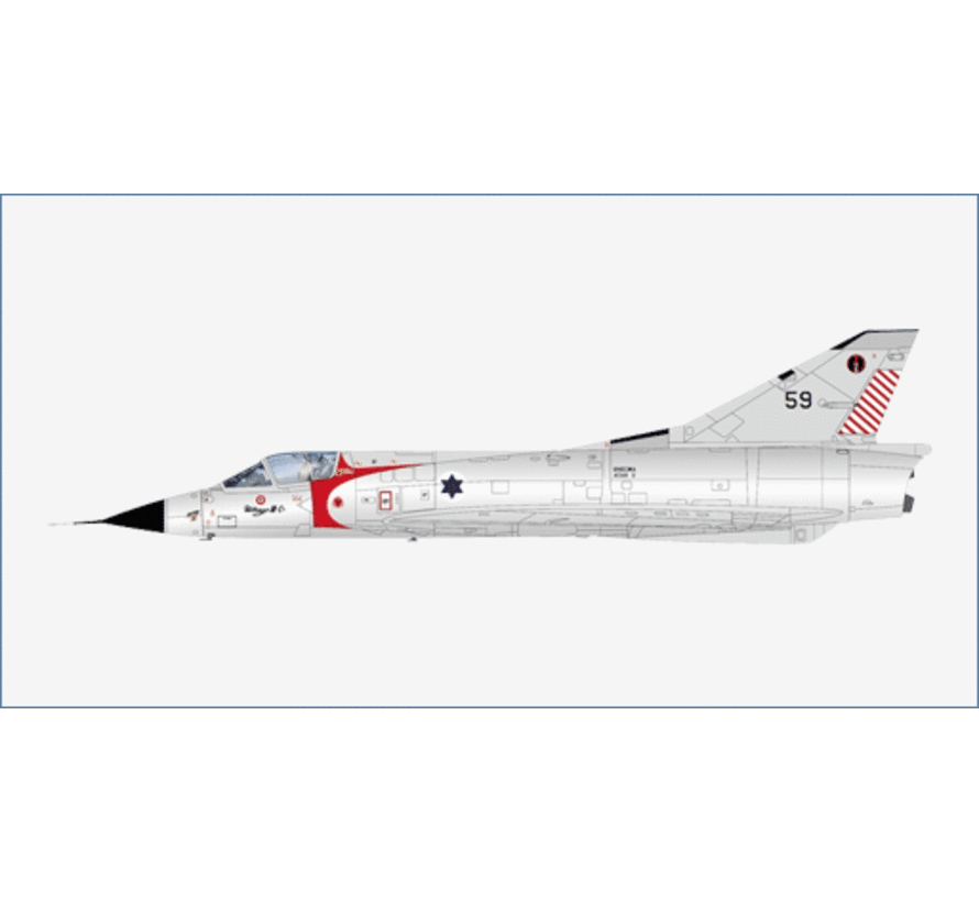 Mirage IIICJ 101 Squadron IAFNo. 59 first Shaak kill Yoram Agmon July 1966 1:72 +New arrival+