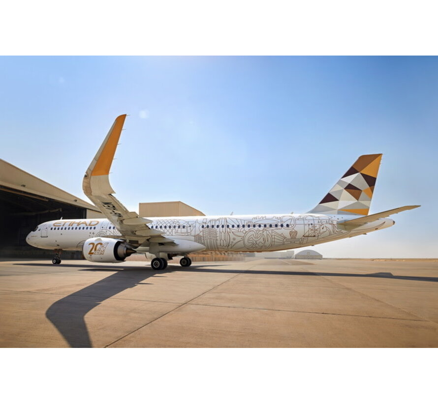 A321neo Etihad A6-AEN 20th Anniversary 1:400 +NSI+