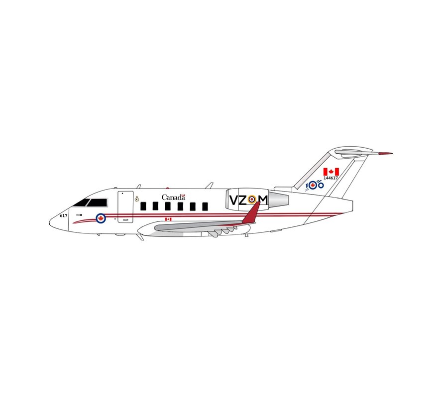 CC-144B Challenger Royal Canadian Air Force RCAF 100th Anniversary 144617 VZ-M 1:400  +New Arrival+