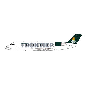 3D Design Deck CRJ200 Frontier Jet Express Mesa Airlines N37342 1:400 +New Arrival+