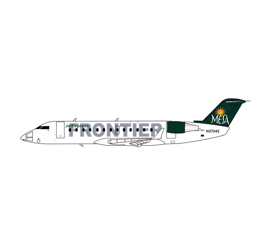 CRJ200 Frontier Jet Express Mesa Airlines N37342 1:400 +New Arrival+
