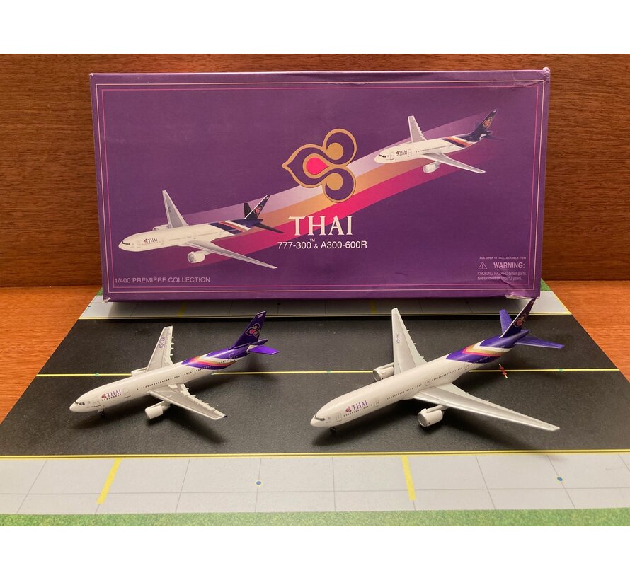Thai twin pack B777-300/A300B4 1:400**Collection sale