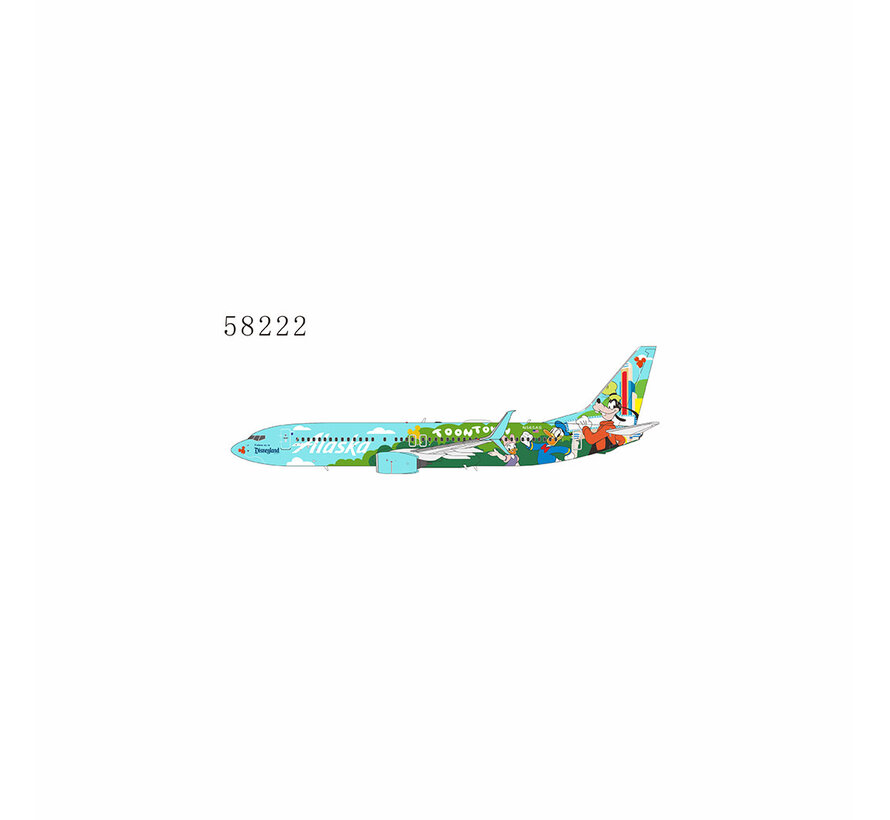B737-800S Alaska Airlines Mickey’s Toontown Express N565AS 1:400 scimitars +pre-order+