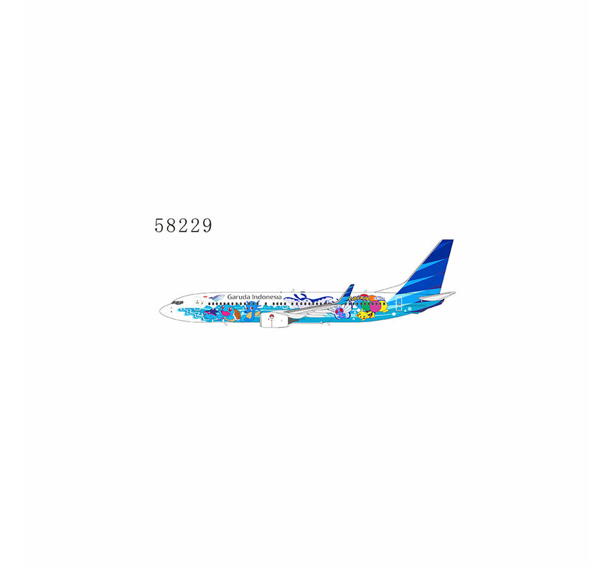 B737-800W Garuda Indonesia Pikachu Jet GA #1 PK-GMU 1:400 winglets +pre-order+