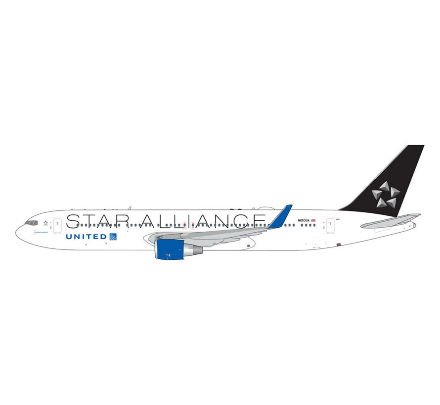 B767-300ERW United Airlines  N653UA Star Alliance livery 1:400 winglets