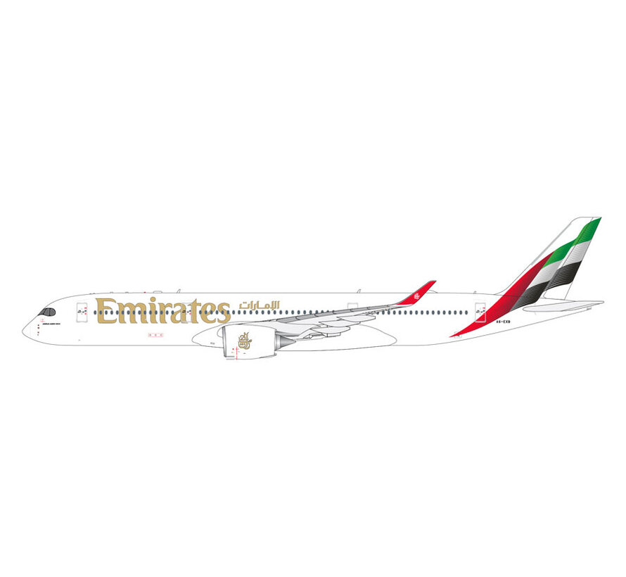 A350-900 Emirates new livery 2023 A6-EXB 1:400