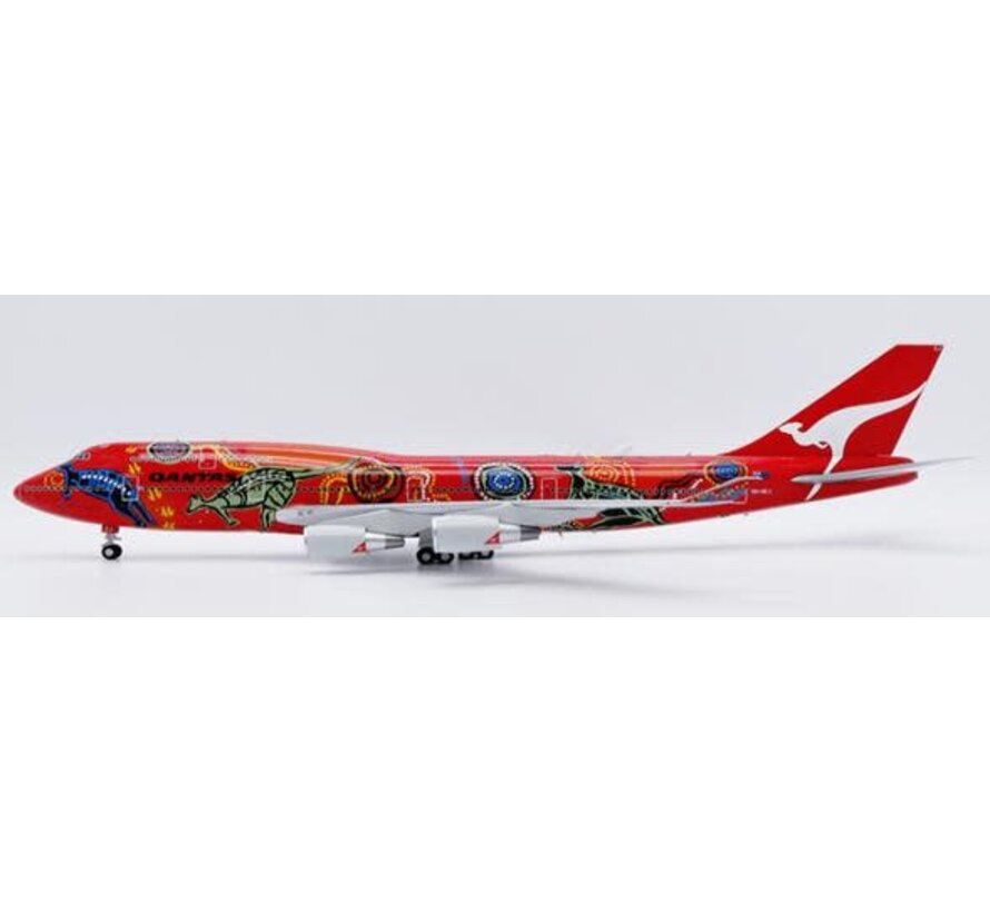 B747-400 QANTAS Wunala with GE engine VH-OEJ 1:200 with stand +pre-order+