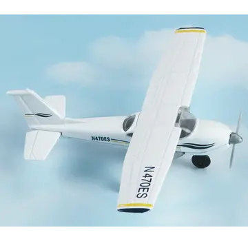 Hot Wings Cessna 172 (Blue & White) with connectable runway