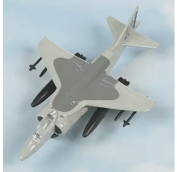 Hot Wings AV-8B Harrier (Grey) with connectable runway
