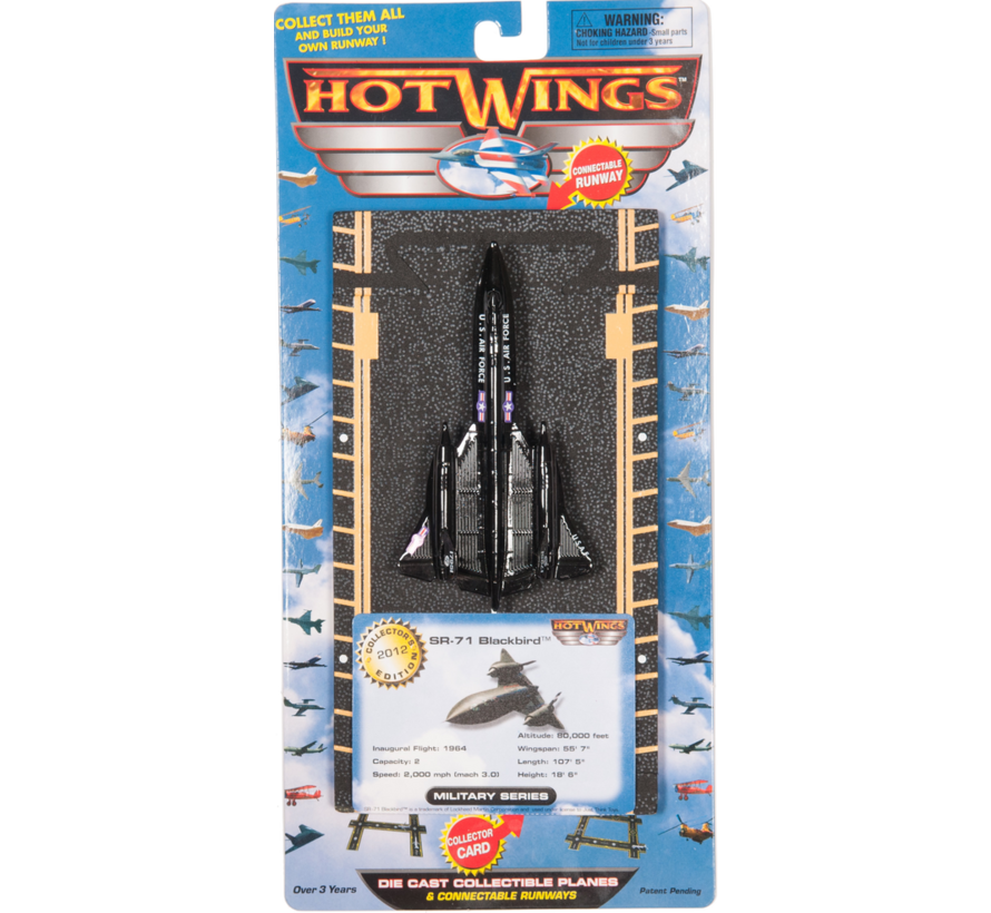 SR-71 Blackbird with connectable runway