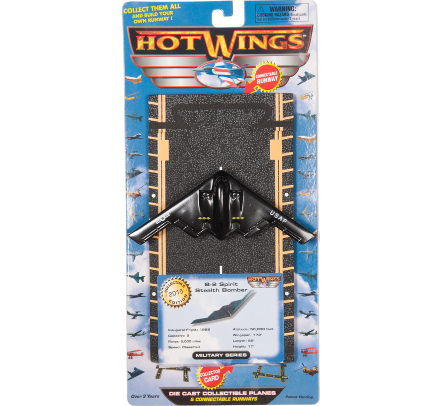 B2 Spirit Stealth Bomber with connectable runway