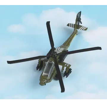 Hot Wings AH-64 Apache (Military) with connectable runway