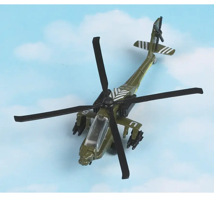 AH64 Apache (Military) with connectable runway