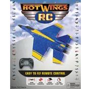 Hot Wings Gyro Stabilized Easy to Fly Remote Control Plane New