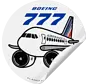 Sticker B777 Air France Round