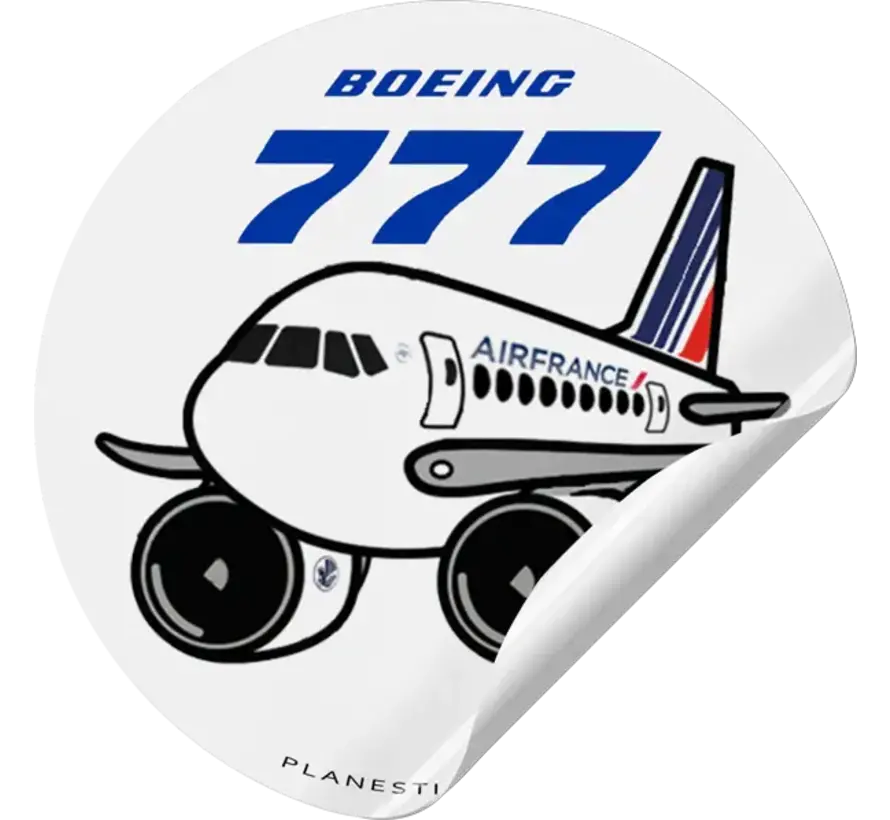 Sticker B777 Air France Round