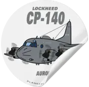 Plane Sticker Sticker RCAF Lockheed CP-140 Aurora Round