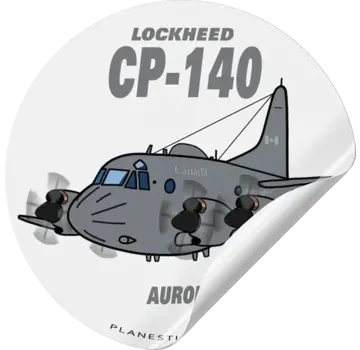 Plane Sticker Sticker RCAF Lockheed CP-140 Aurora Round