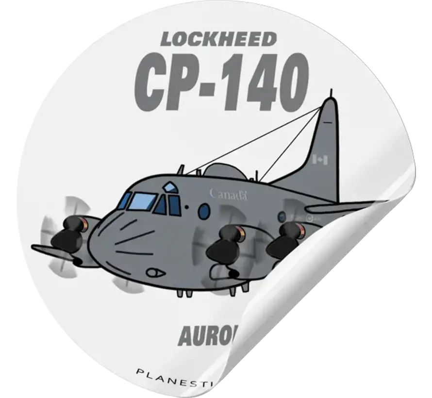 Sticker RCAF Lockheed CP-140 Aurora Round