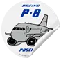 Sticker RCAF Boeing P-8 Poseidon Round