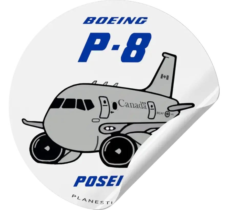 Sticker RCAF Boeing P-8 Poseidon Round
