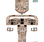 Cockpit Training Poster B767-300 24" x 31" - Laminated
