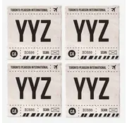 YYZ Coasters (Set of 4)