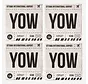 Ottawa International Airport YOW Coasters (Set of 4)