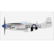 Hobby Master P-51D Mustang 355th FS 9th USAAF Grim Reaper GQ-U D-Day 463702 silver 1945 1:48 +New Arrival+