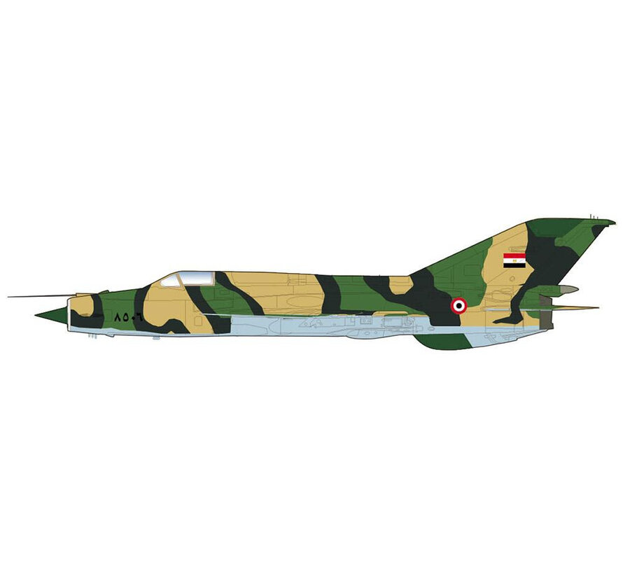 MIG-21MF Egyptian Air Force Nile Valley (late scheme) 1970s 1:72 +New arrival+